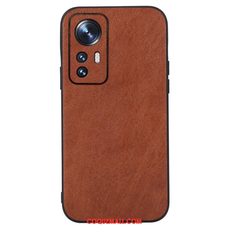 Coque Xiaomi 12 / 12X Effet Cuir Élégance