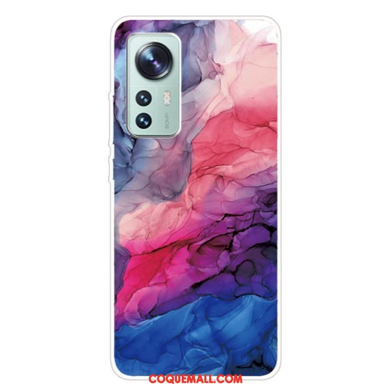 Coque  Xiaomi 12 / 12X  Silicone Marbre