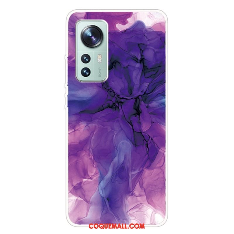 Coque  Xiaomi 12 / 12X  Silicone Marbre