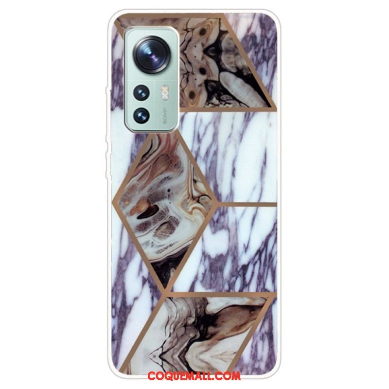 Coque  Xiaomi 12 / 12X  Silicone Marbre Design