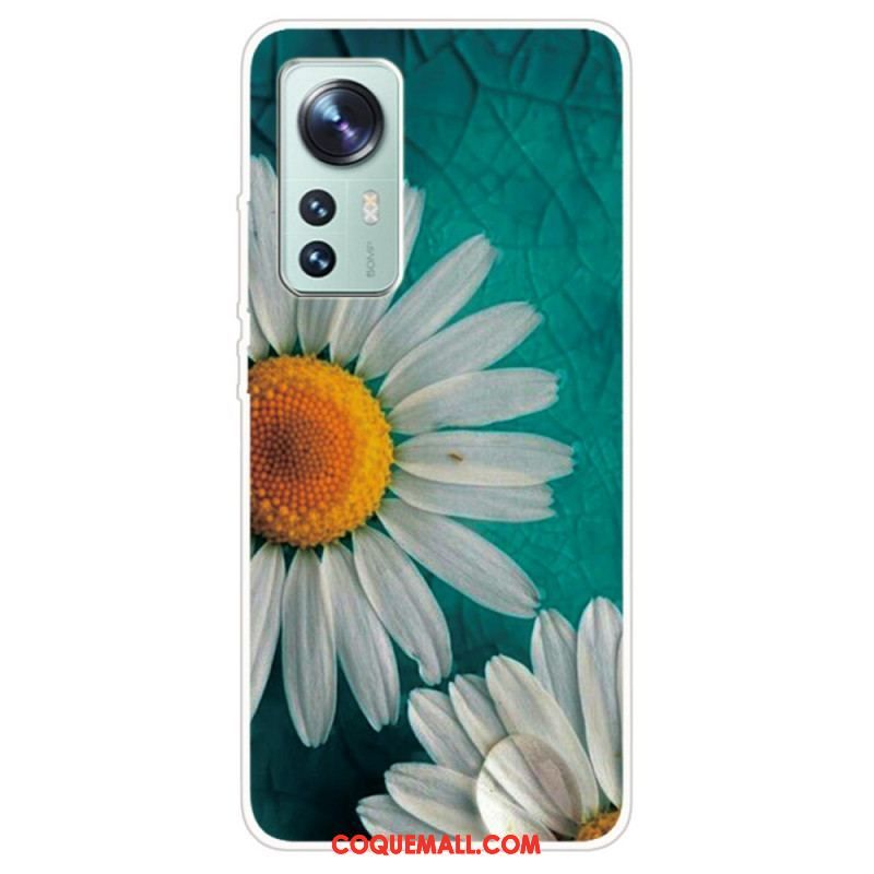 Coque  Xiaomi 12 / 12X  Silicone Marguerite