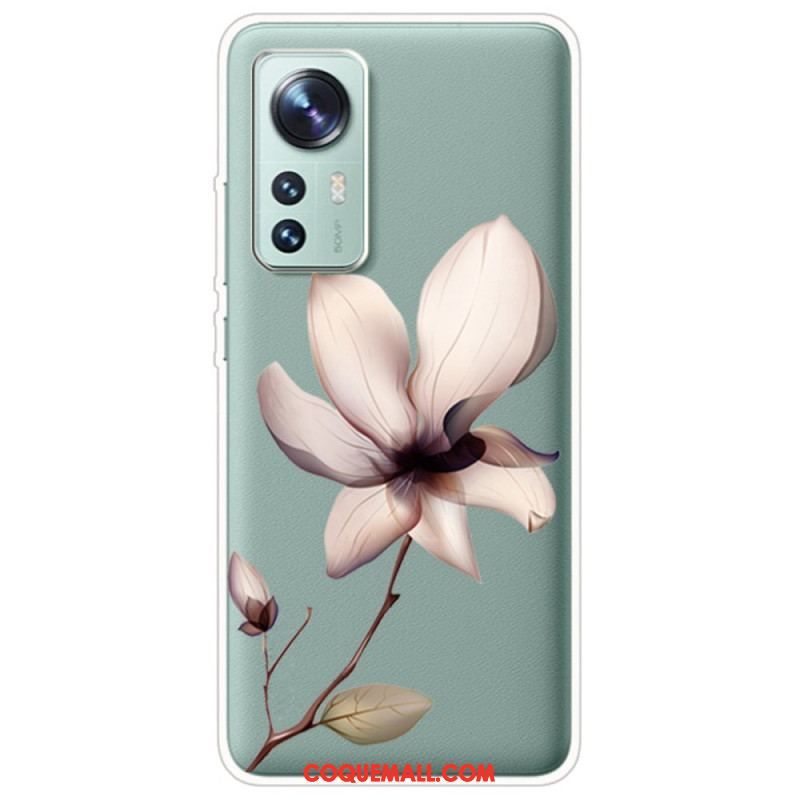 Coque  Xiaomi 12 / 12X  Transparente Une Fleur