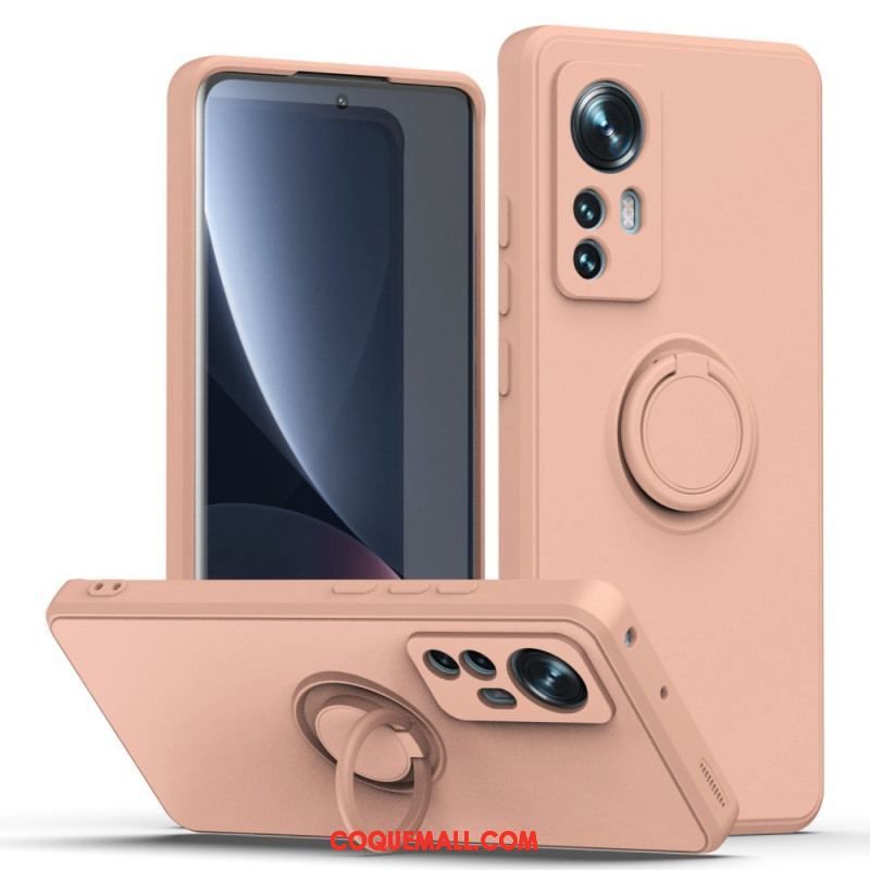 Coque Xiaomi 12 / 12X Unie Anneau-Support