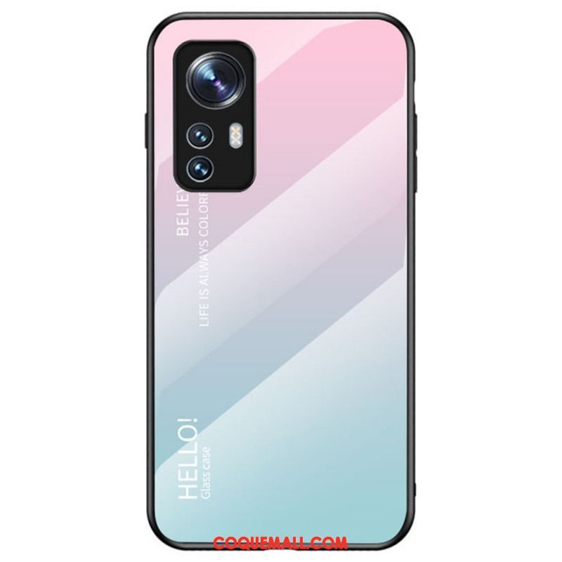 Coque  Xiaomi 12 / 12X Verre Trempé Hello