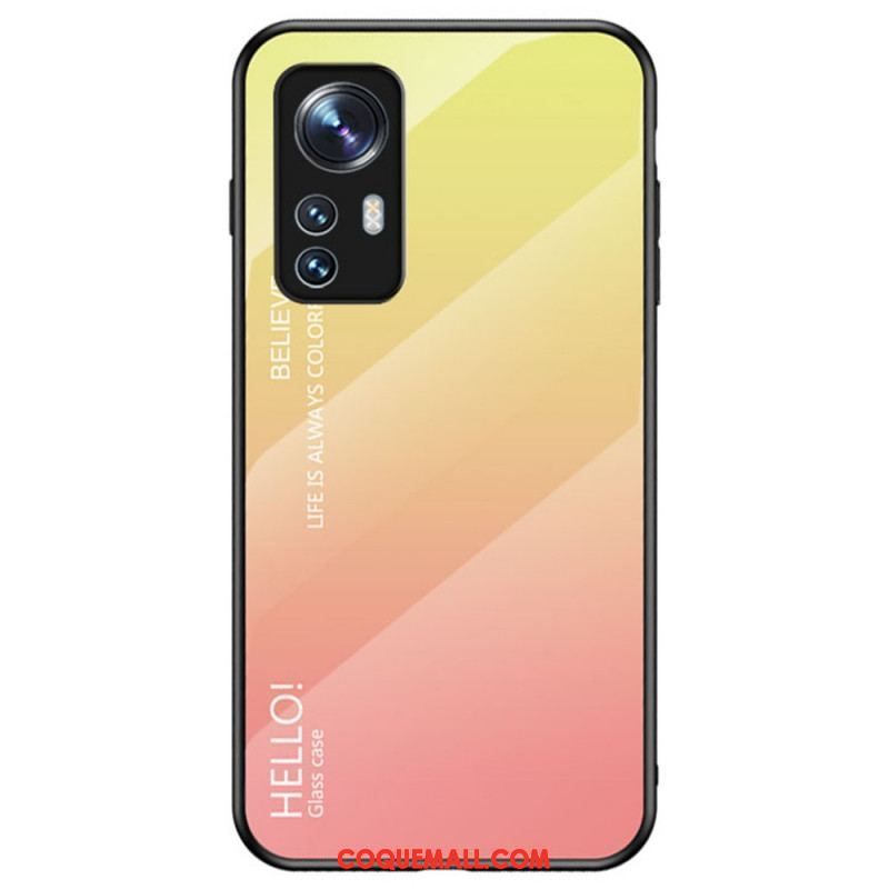 Coque  Xiaomi 12 / 12X Verre Trempé Hello