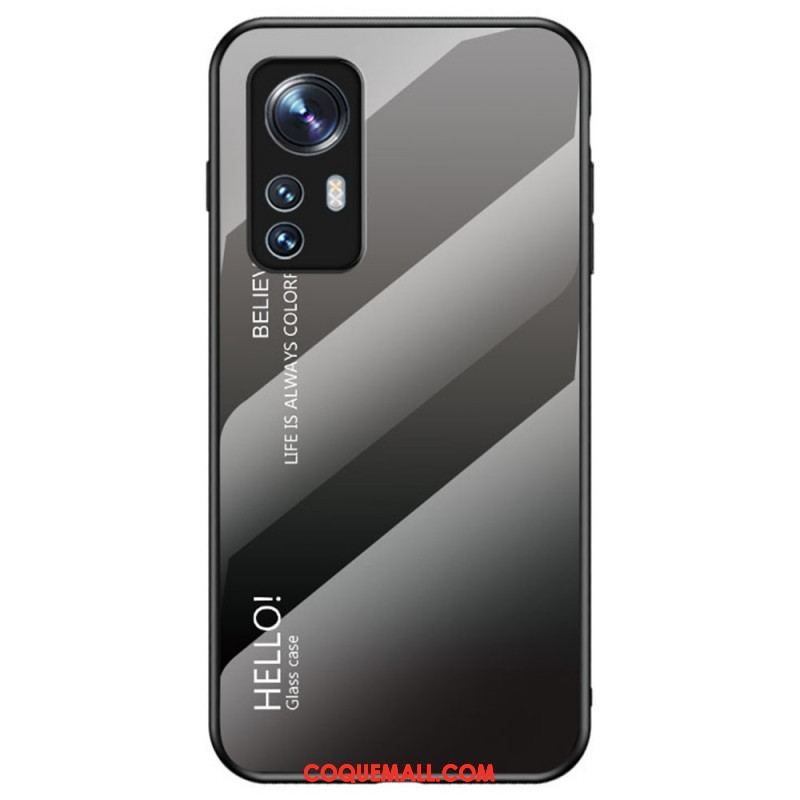 Coque  Xiaomi 12 / 12X Verre Trempé Hello