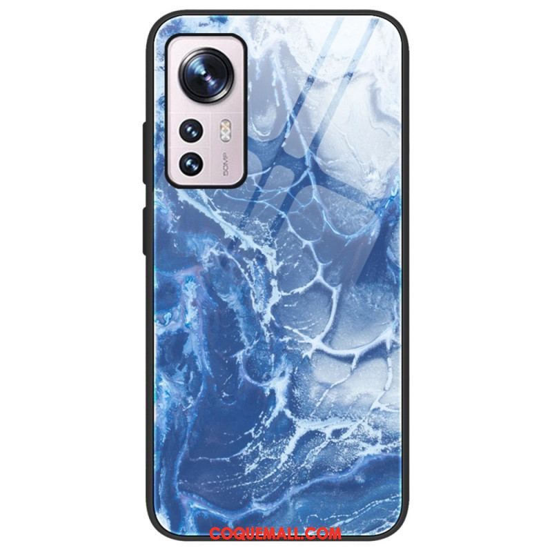 Coque Xiaomi 12 / 12X Verre Trempé Marble Colors