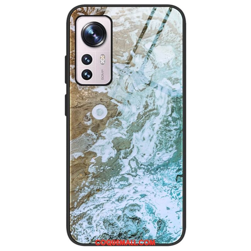 Coque Xiaomi 12 / 12X Verre Trempé Marble Colors