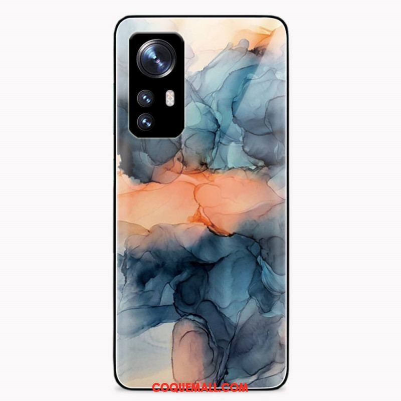 Coque  Xiaomi 12 / 12X  Verre Trempé Marbre Aquarelle