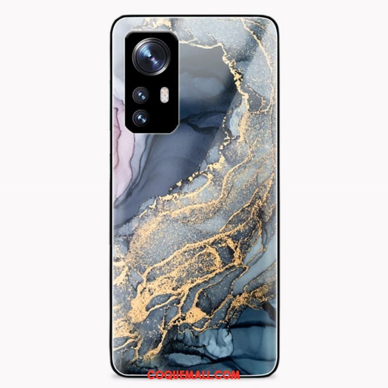 Coque  Xiaomi 12 / 12X  Verre Trempé Marbre Aquarelle