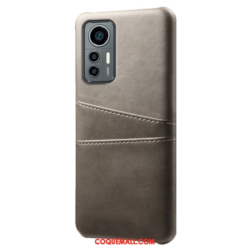 Coque Xiaomi 12 Lite Effet Cuir Porte-Cartes