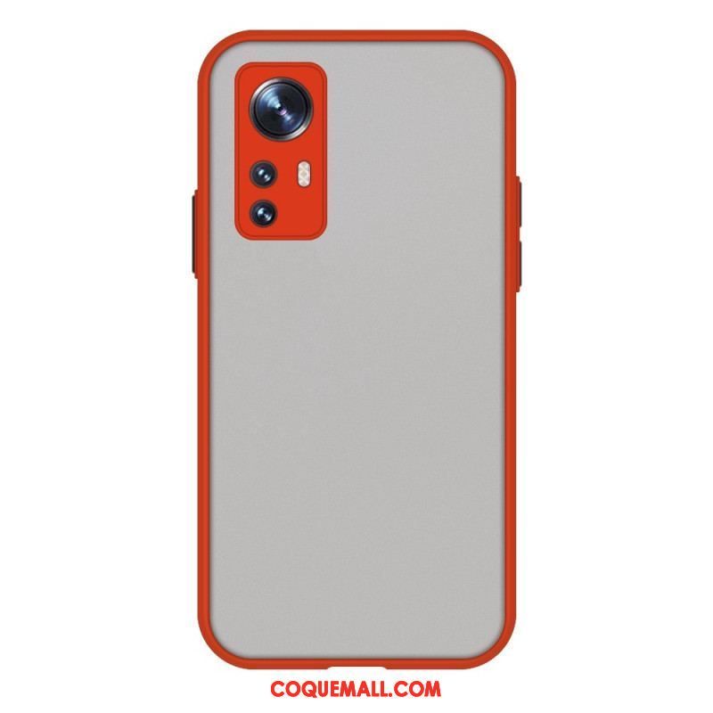 Coque Xiaomi 12 Lite Hybride Rebords Colorés