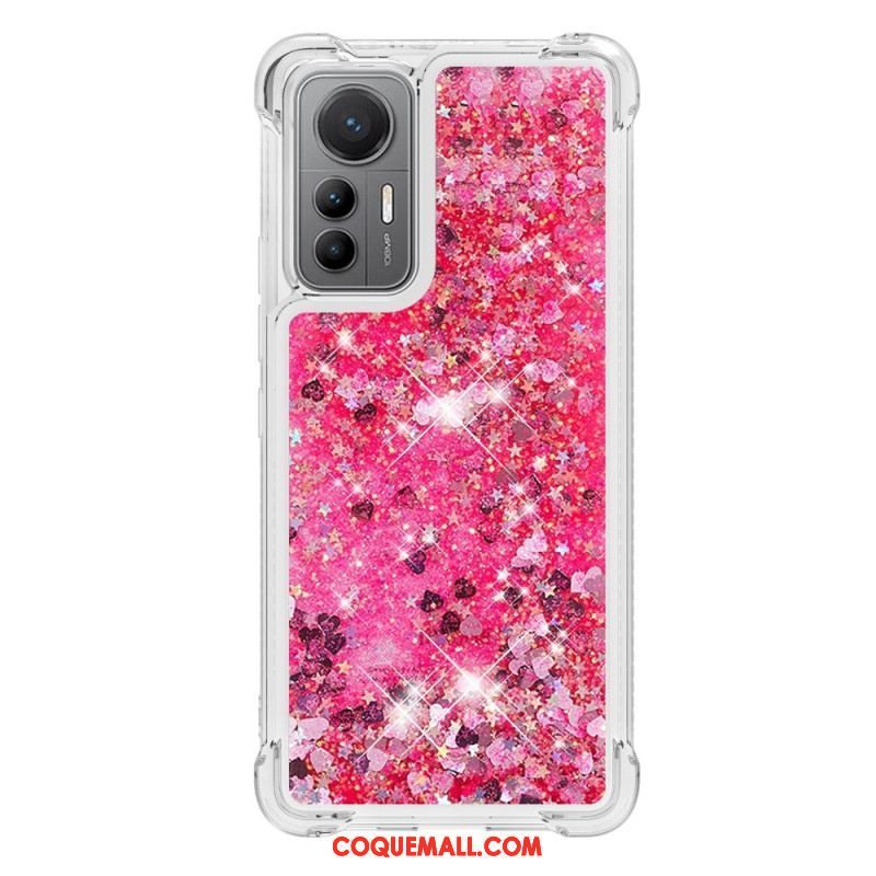 Coque Xiaomi 12 Lite Paillettes Colorées