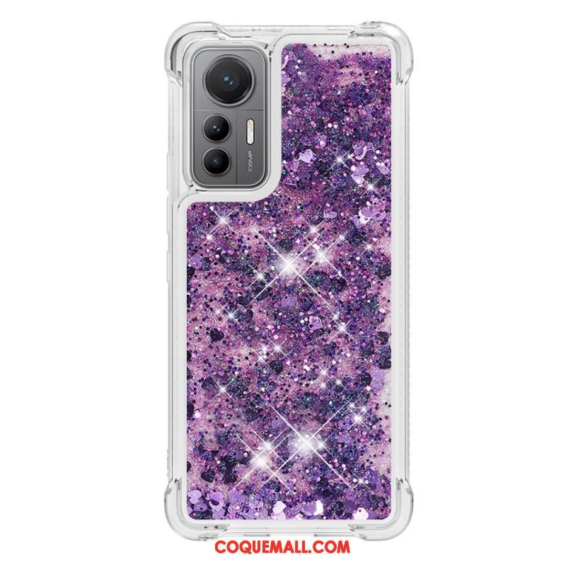 Coque Xiaomi 12 Lite Paillettes Colorées