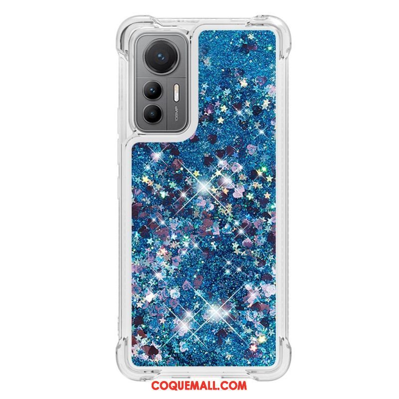 Coque Xiaomi 12 Lite Paillettes Colorées