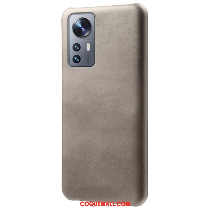 Coque Xiaomi 12 Pro Effet Cuir