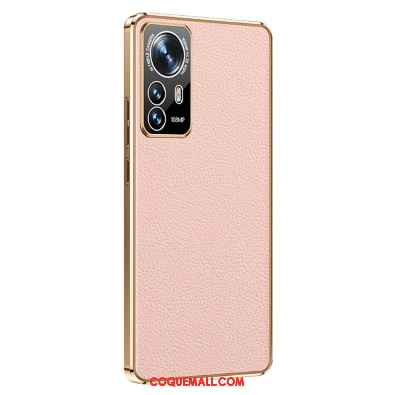 Coque Xiaomi 12 Pro Véritable Cuir