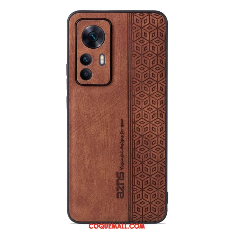 Coque Xiaomi 12T / 12T Pro Effet Cuir AZNS