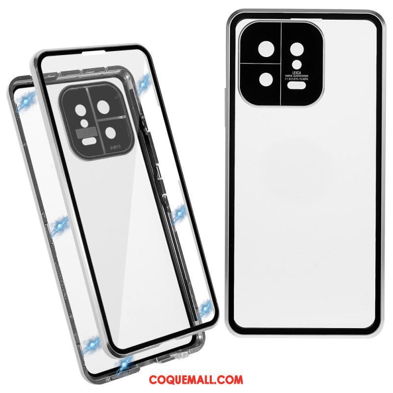 Coque Xiaomi 13 Avant et Arrière Verre Trempé et Métal