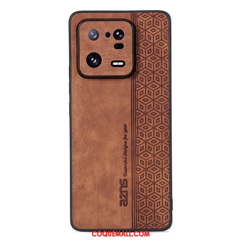 Coque Xiaomi 13 Effet Cuir AZNS