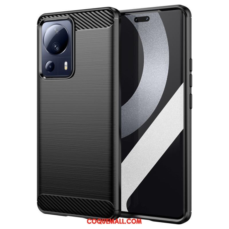 Coque Xiaomi 13 Lite Fibre Carbone Brossée