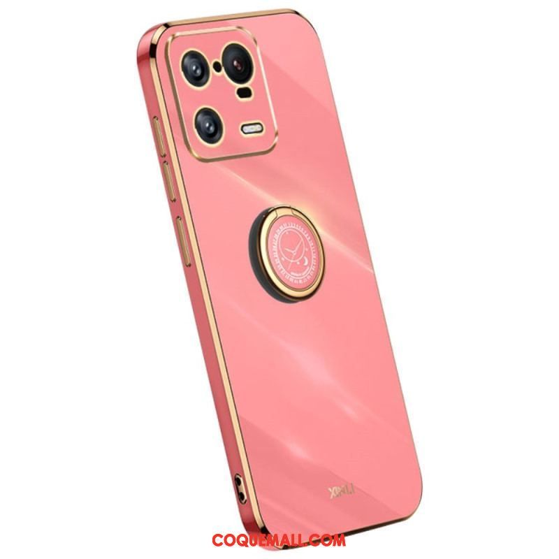 Coque Xiaomi 13 Pro Effet Métal Anneau-Support XINLI