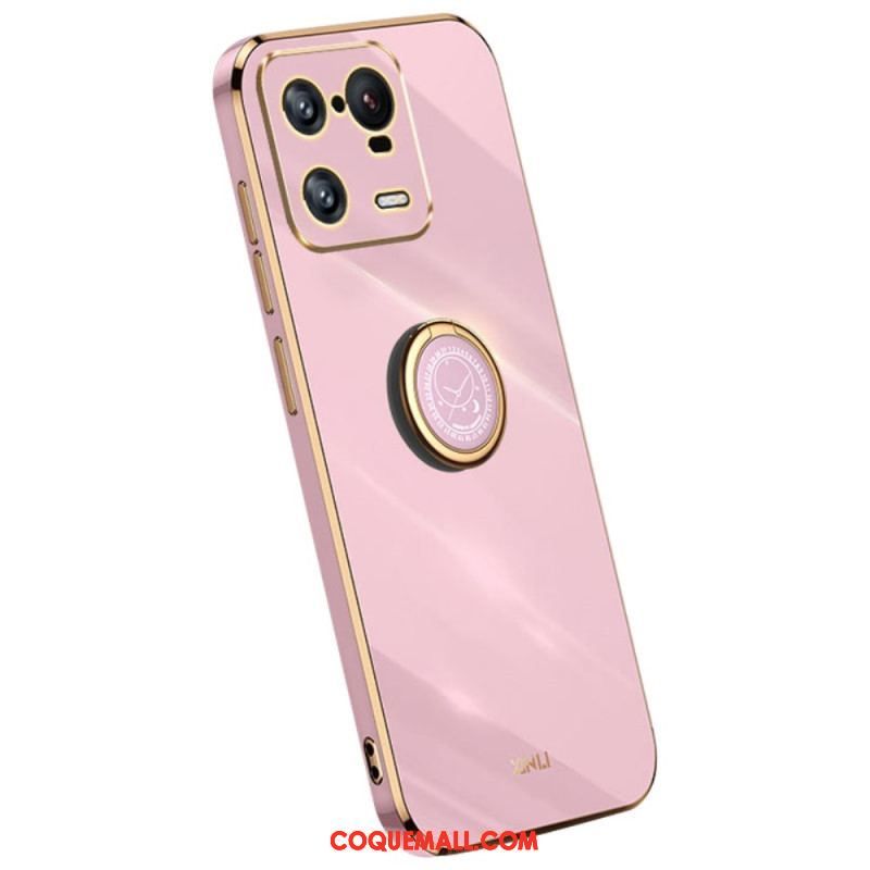 Coque Xiaomi 13 Pro Effet Métal Anneau-Support XINLI