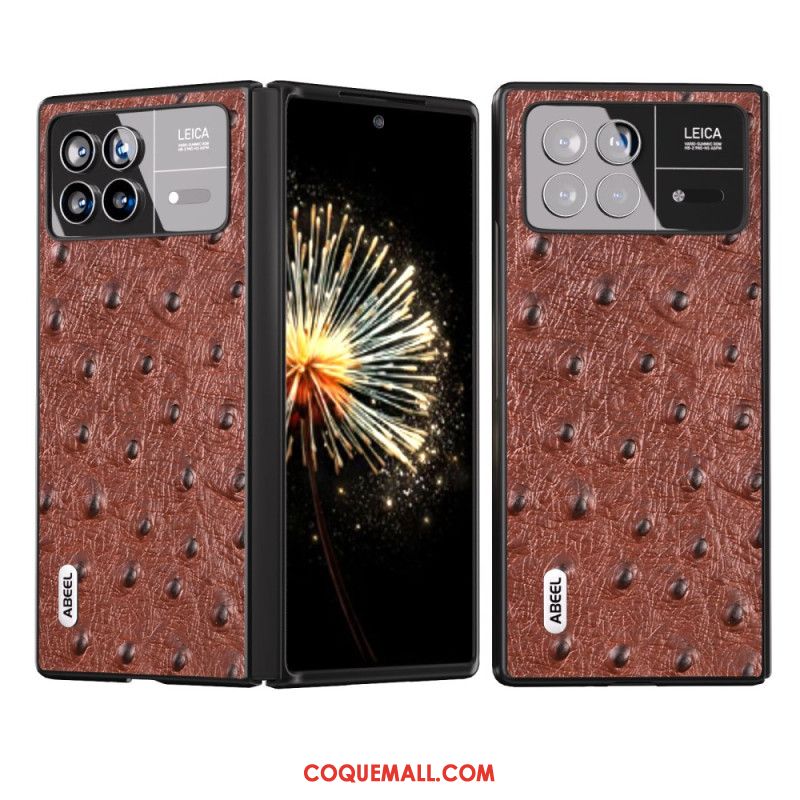 Coque Xiaomi Mix Fold 3 Texture Autruche ABEEL