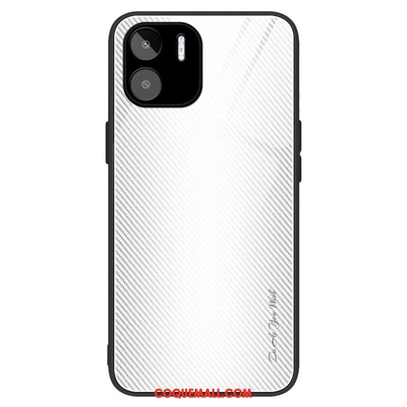 Coque Xiaomi Redmi A1 Verre Trempé Fibre Carbone Classique