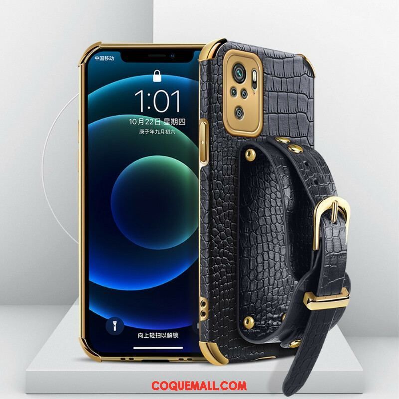 Coque Xiaomi Redmi Note 10/10S/Poco M5s Croco Bracelet