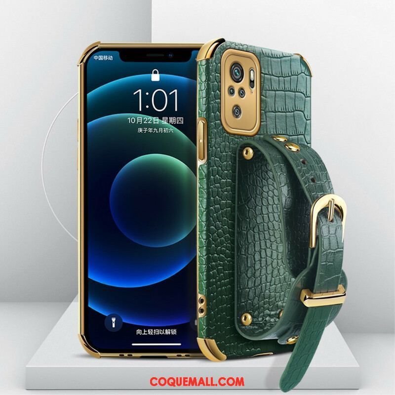 Coque Xiaomi Redmi Note 10/10S/Poco M5s Croco Bracelet