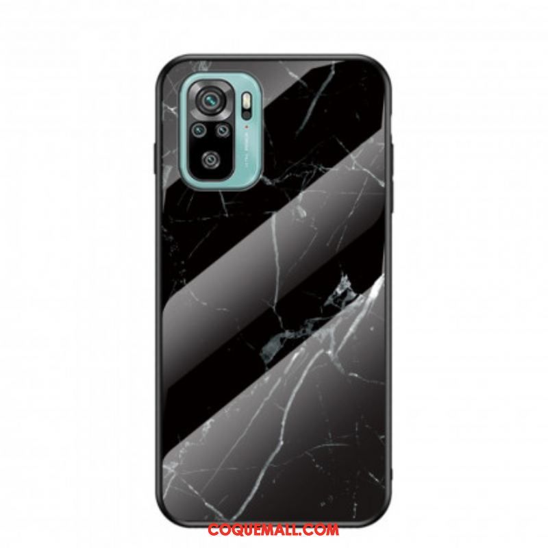 Coque Xiaomi Redmi Note 10/10S/Poco M5s Verre Trempé Marble Colors