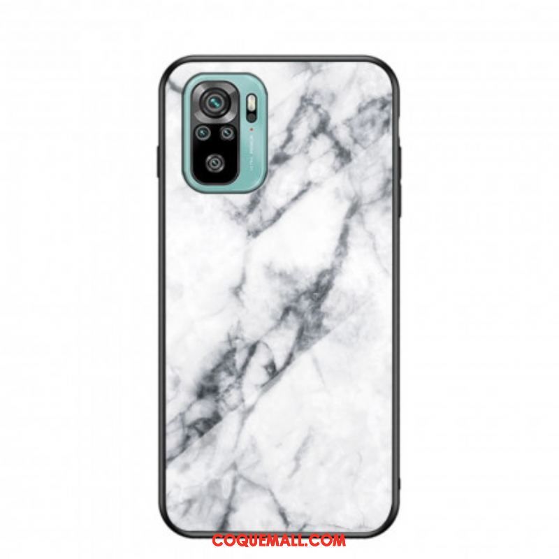 Coque Xiaomi Redmi Note 10/10S/Poco M5s Verre Trempé Marble Colors