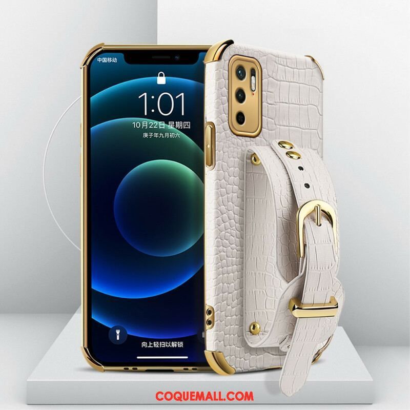 Coque Xiaomi Redmi Note 10 5G / Poco M3 Pro 5G Croco Bracelet