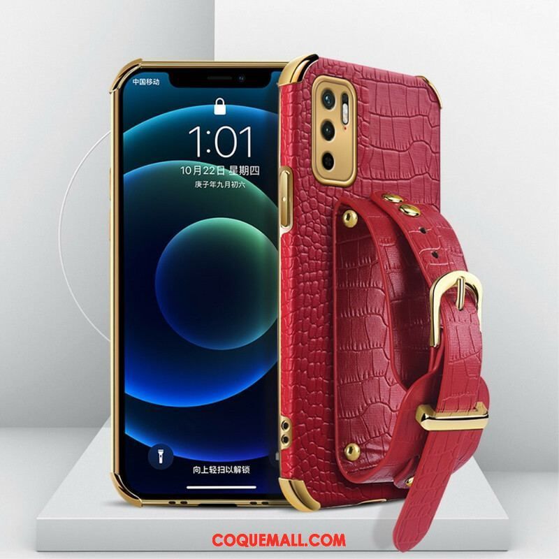 Coque Xiaomi Redmi Note 10 5G / Poco M3 Pro 5G Croco Bracelet