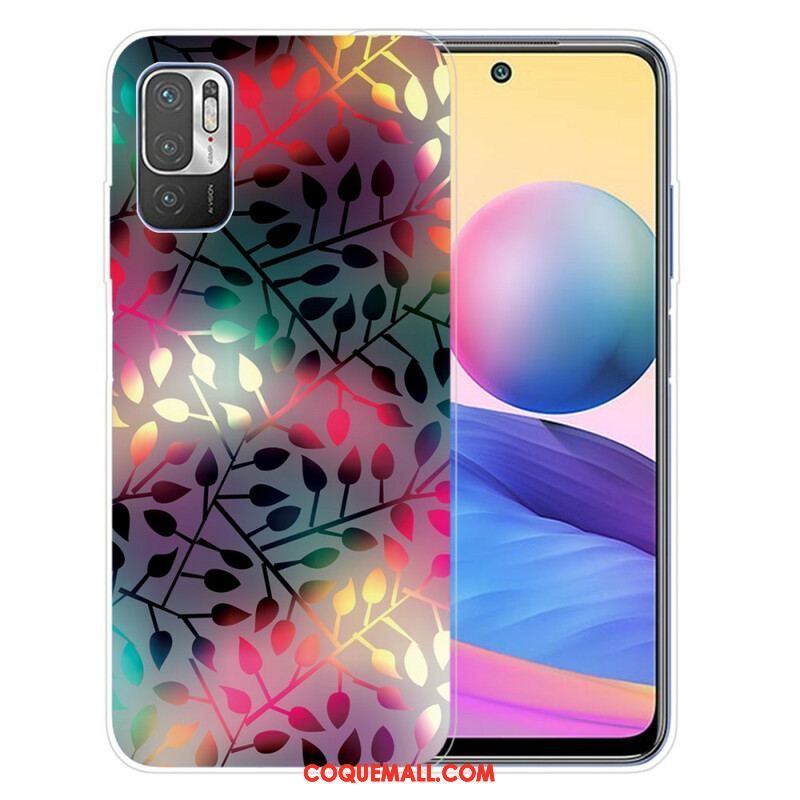 Coque Xiaomi Redmi Note 10 5G / Poco M3 Pro 5G Feuilles