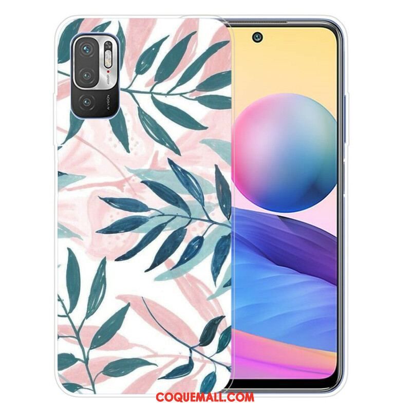 Coque Xiaomi Redmi Note 10 5G / Poco M3 Pro 5G Feuilles