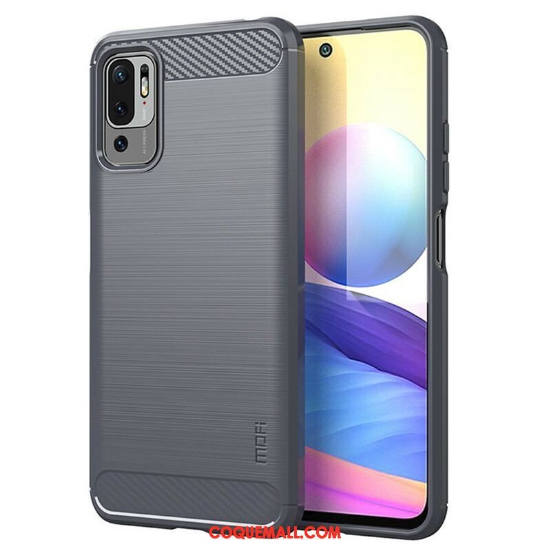 Coque Xiaomi Redmi Note 10 5G / Poco M3 Pro 5G Fibre Carbone Brossée MOFI