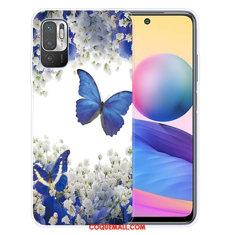 Coque Xiaomi Redmi Note 10 5G / Poco M3 Pro 5G Papillons Design