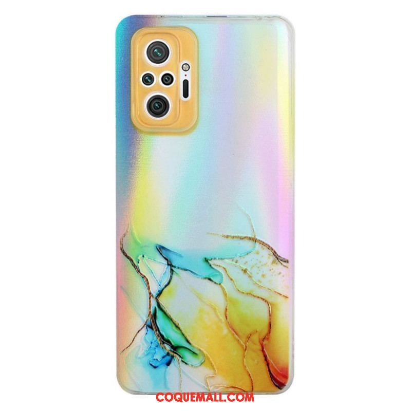 Coque Xiaomi Redmi Note 10 Pro Marbre Effet Laser