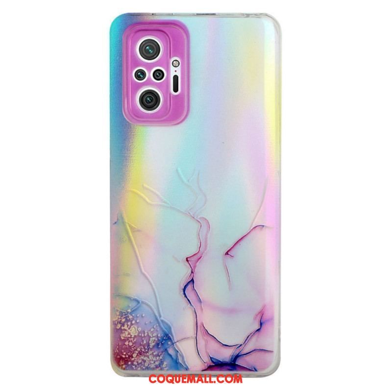 Coque Xiaomi Redmi Note 10 Pro Marbre Effet Laser