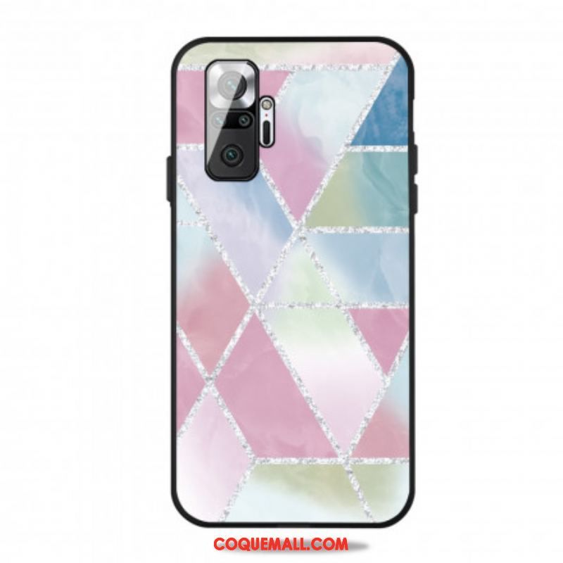 Coque Xiaomi Redmi Note 10 Pro Marbre Paillettes