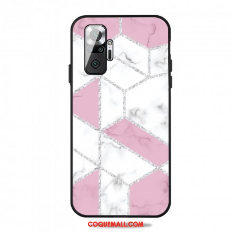 Coque Xiaomi Redmi Note 10 Pro Marbre Paillettes