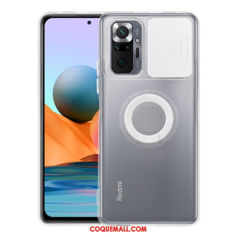 Coque Xiaomi Redmi Note 10 Pro Protège Appareil Photo avec Support