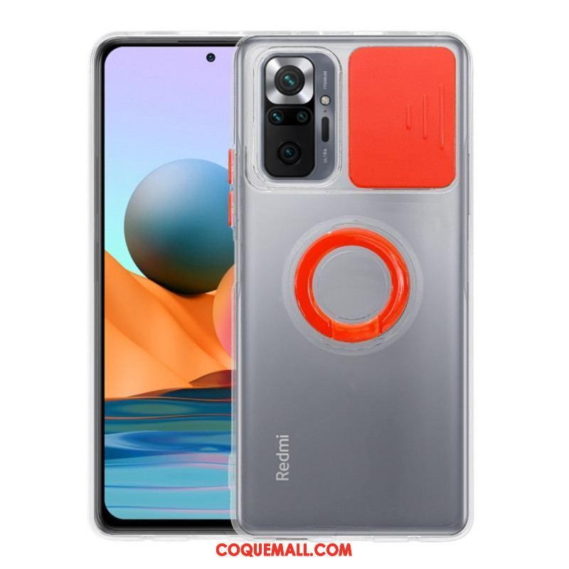 Coque Xiaomi Redmi Note 10 Pro Protège Appareil Photo avec Support