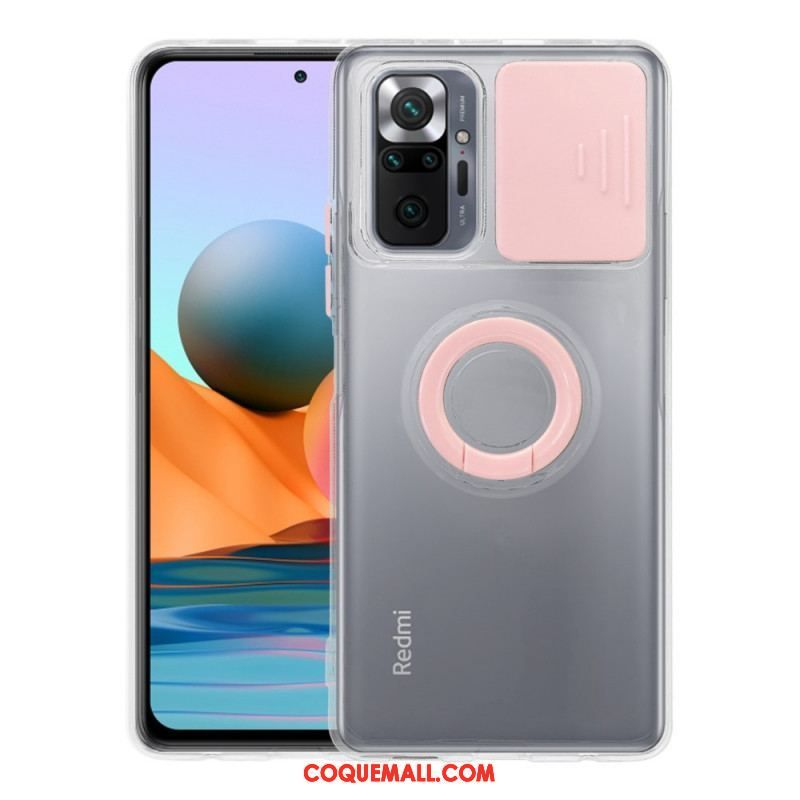 Coque Xiaomi Redmi Note 10 Pro Protège Appareil Photo avec Support