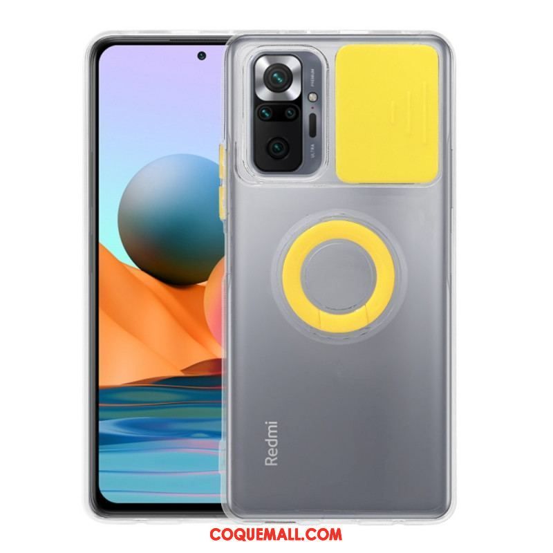 Coque Xiaomi Redmi Note 10 Pro Protège Appareil Photo avec Support