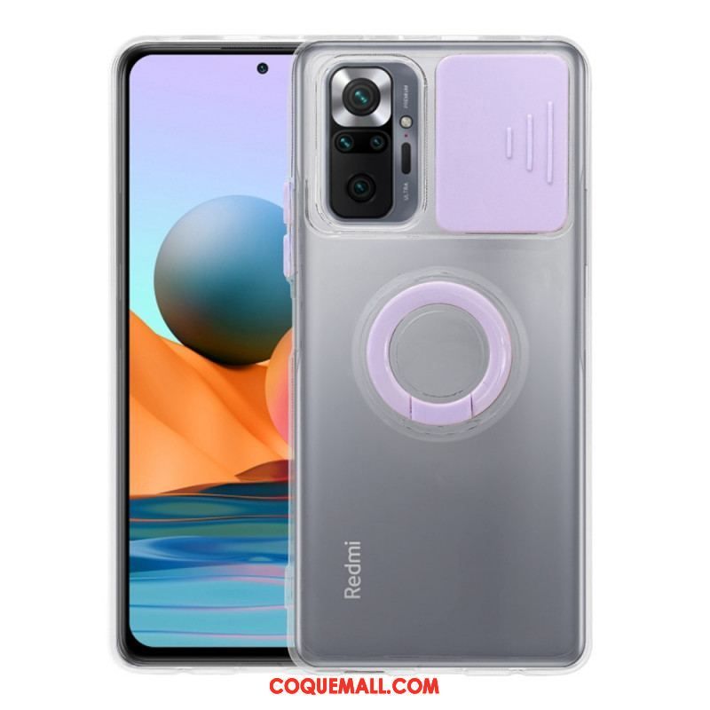 Coque Xiaomi Redmi Note 10 Pro Protège Appareil Photo avec Support