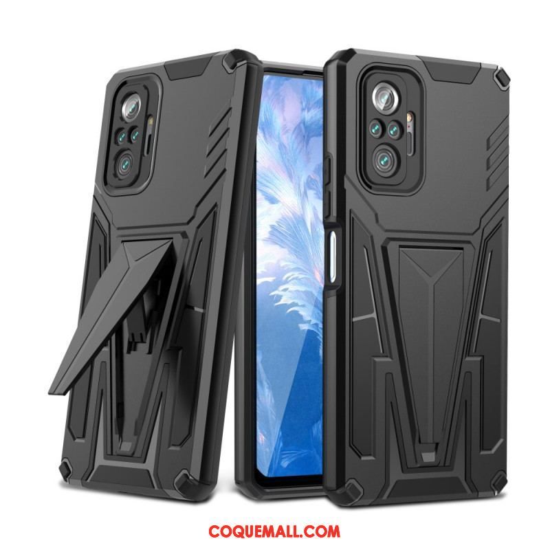 Coque Xiaomi Redmi Note 10 Pro Résistante Support Amovible