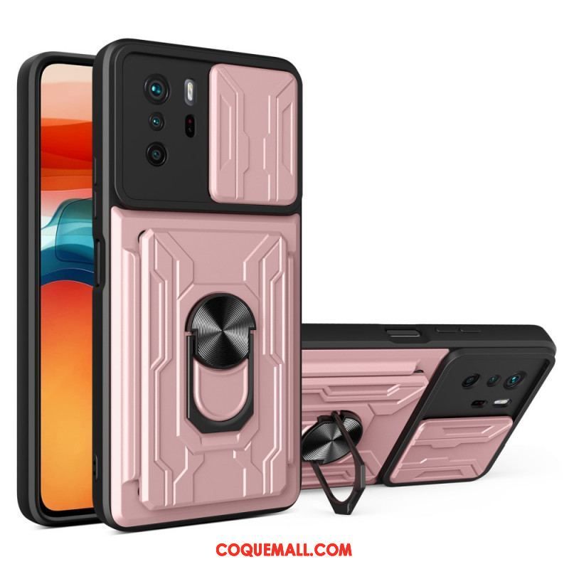 Coque Xiaomi Redmi Note 10 Pro Support et Protège-Lentilles et Support